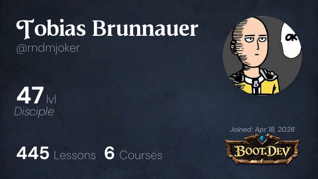 Boot.dev Profile